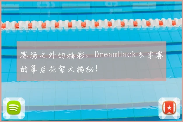 赛场之外的精彩，DreamHack冬季赛的幕后花絮大揭秘！